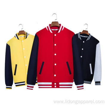 Custom print logo wholesale cotton Unisex Jacket